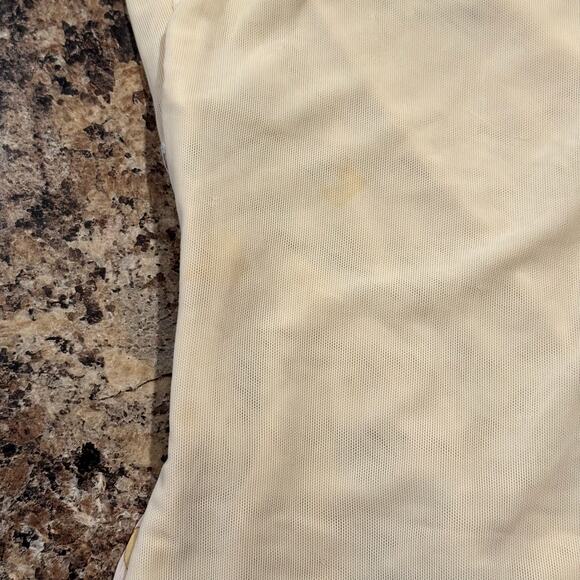 Wet Seal Tank Top Y2K Fairy Cottage Boho Chiffon Floral Asymmetrical Mesh Large - Picture 10 of 11